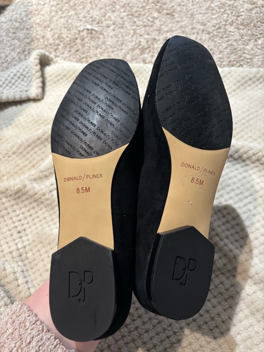 Donald Pliner Halen Suede Loafers in black - NWOT, classic, business - Picture 5 of 5